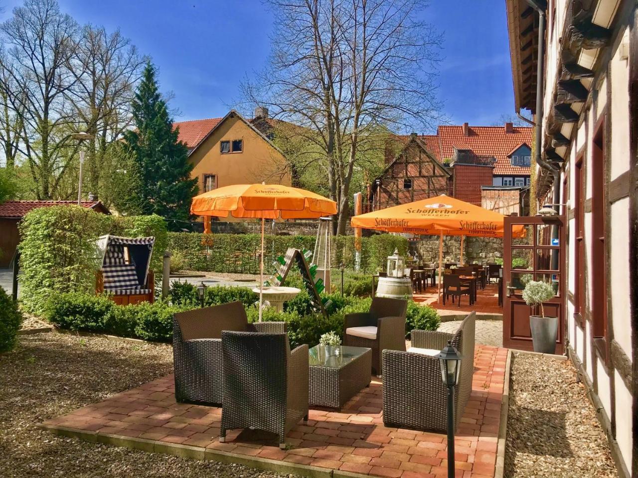 Hotel Halberstaedter Hof Halberstadt Exterior foto